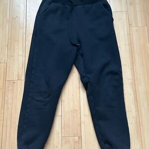 Black Jogger Pants with Sherpa fur inside